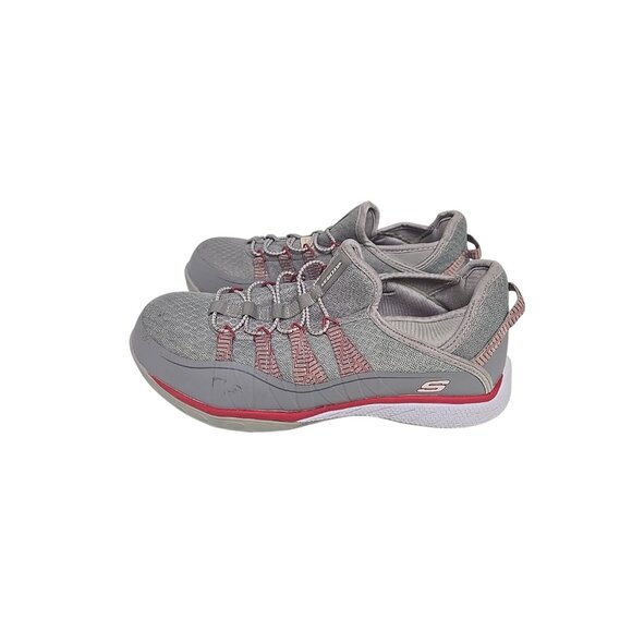 Skechers Women's Aluminum Toe SP Slip Resistant Work Shoes 99996596 Grey 11M - Picture 4 of 8